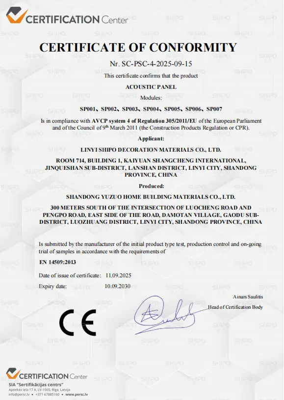 Certificates & Compliance